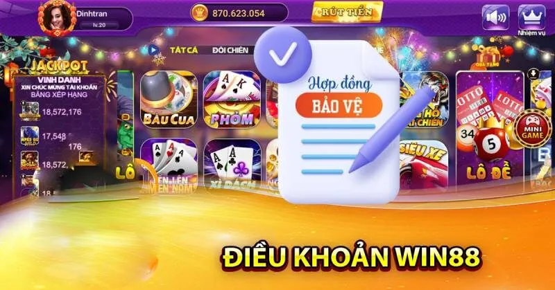 Người chơi cần đọc kỹ điều khoản WIN88 